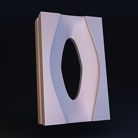 Декоративный 3D блок 002